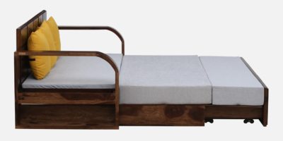 Stylish Sofa Bed with Pull-Out Mechanism for Sleeping and Sitting Comfort - Image 8