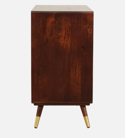 Antique Style Drawer Chest with Hand-Finished Details and Solid Sheesham Wood - Image 7