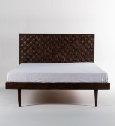 Relaxed Look Wooden Bed Sarve’s No Storage Model By Sarve Furniture - Image 4