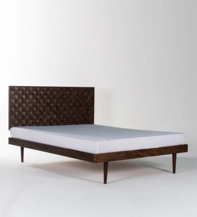 Relaxed Look Wooden Bed Sarve’s No Storage Model By Sarve Furniture - Image 5