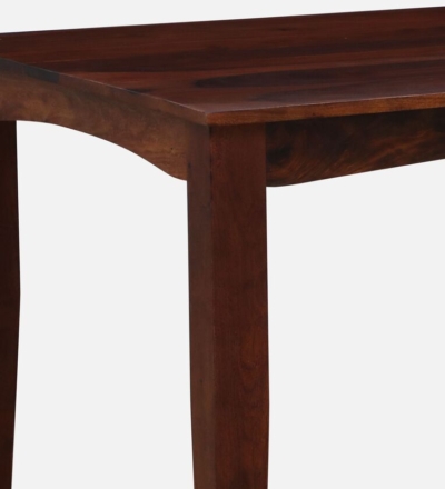 Classic Wooden Dining Set with Wide Tabletop and Four Ergonomic Chairs - Image 13