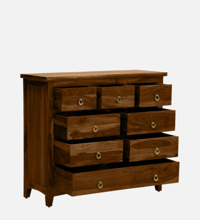 Wooden Drawer Cabinet with Locking Feature for Secure Storage in Homes - Image 9