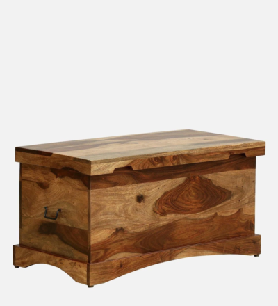 Coffee Table in Living Room Furniture Sheesham Wood Trunk By Sarve Furniture - Image 4