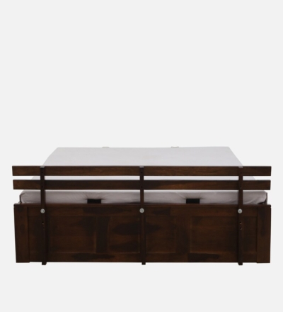 Verano Sheesham Wood Bed With Hydraulic Storage By Sarve Furniture - Image 10