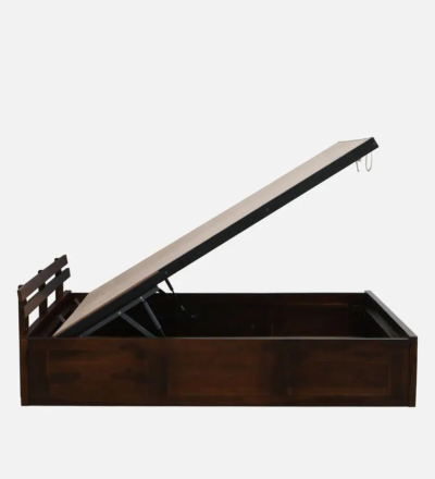 Verano Sheesham Wood Bed With Hydraulic Storage By Sarve Furniture - Image 9