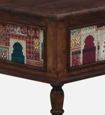 Stylish Nightstand For Bedroom in Sheesham Wood with Polished Finish - Image 7