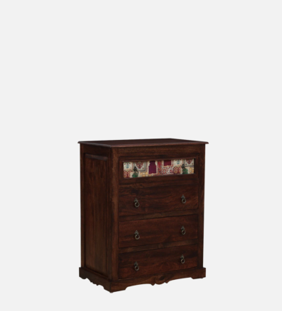 Skinthesis Chest of Drawers with Carved Legs and Wide Drawer Storage Sections - Image 4
