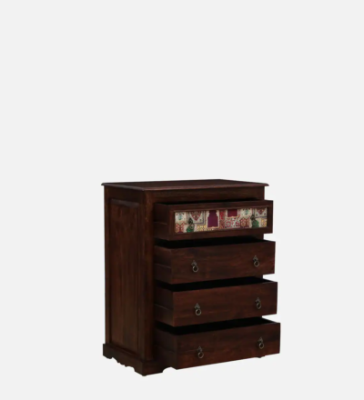 Skinthesis Chest of Drawers with Carved Legs and Wide Drawer Storage Sections - Image 6