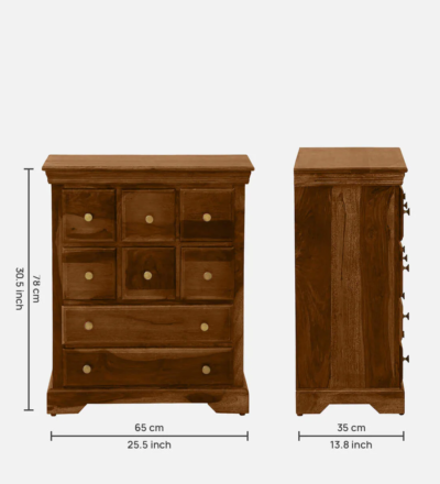 Tall Wooden Drawer Unit for Bedroom Storage Needs By Sarve Furniture - Image 3
