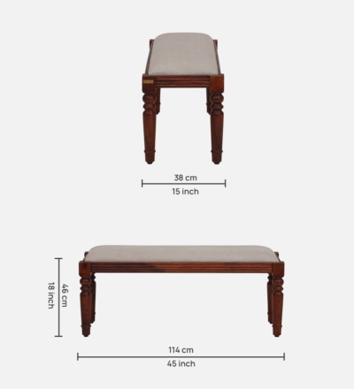 Premium Wooden Dining Set with Wide Table and Durable Upholstered Dining Chairs - Image 3