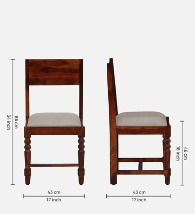 Premium Wooden Dining Set with Wide Table and Durable Upholstered Dining Chairs - Image 5