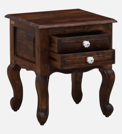 Riviera Wooden Bedside Table By Sarve Furniture - Image 7