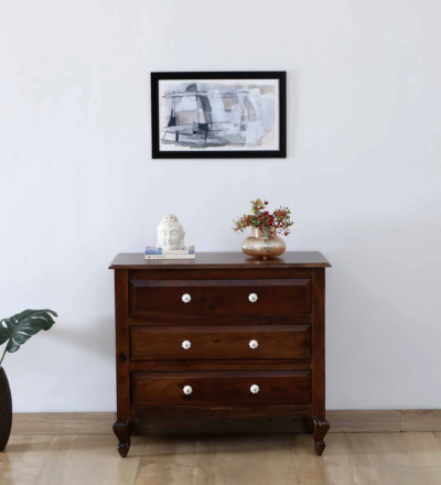 Lunara Chest of Drawers with Bold Frame, Smooth Drawers, and Sturdy Base