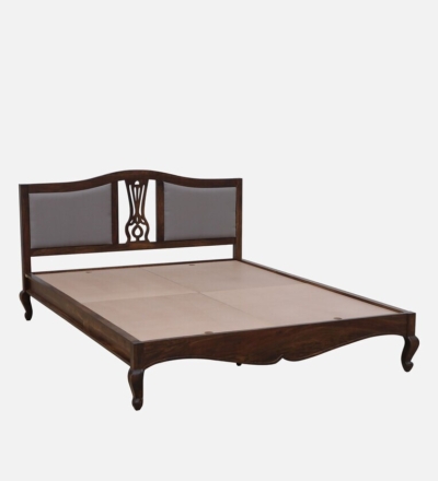 Natural Sheesham Wood Bed Without Storage by Sarve Furniture - Image 5