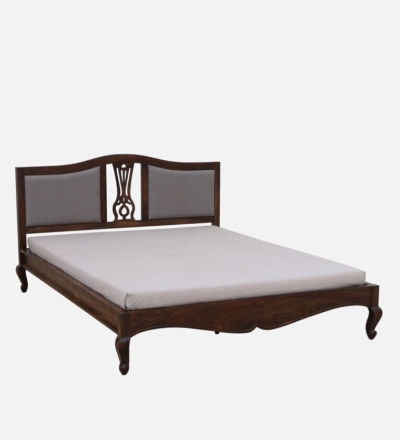 Natural Sheesham Wood Bed Without Storage by Sarve Furniture - Image 4