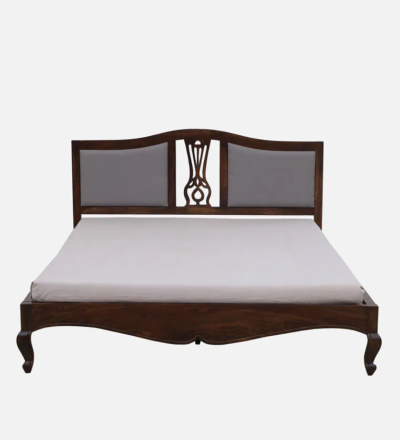 Natural Sheesham Wood Bed Without Storage by Sarve Furniture - Image 6