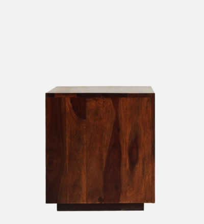 Functional Wooden Bedside Table with Polished Wood Surface and Storage Drawer Option - Image 7