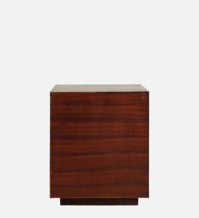 Functional Wooden Bedside Table with Polished Wood Surface and Storage Drawer Option - Image 8
