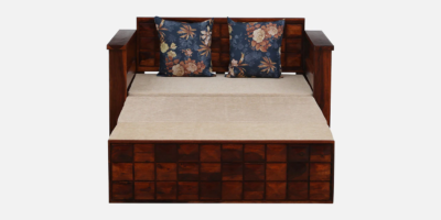 Classic Sofa Cum Bed with Premium Cushions and Pull-Out Bed Frame - Image 9