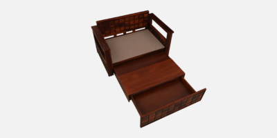 Classic Sofa Cum Bed with Premium Cushions and Pull-Out Bed Frame - Image 6