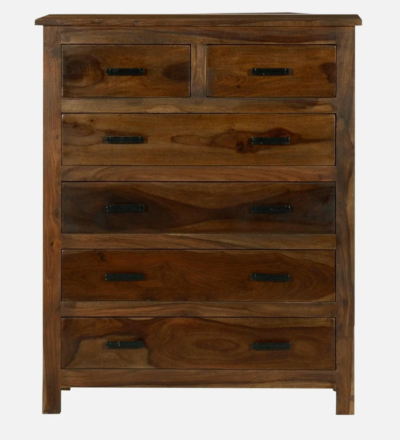 Glowline Chest with Multiple Drawers and Natural Wood Texture Sheesham Wood - Image 5
