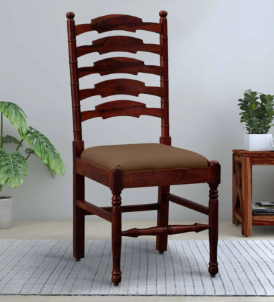 Modern Dining Chair for Wooden Table with Soft Cushion and Support (Set Of 2)