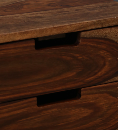 Vnkel Bedside Table Sheesham Wood With Drawers By Sarve Furniture - Image 9