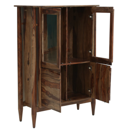 Minimalist Sheesham Wood Bookshelf with Clean Lines and Strong Build - Image 7