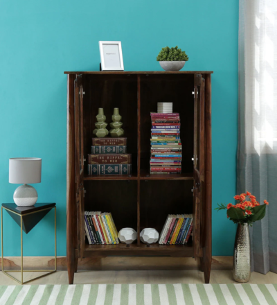 Minimalist Sheesham Wood Bookshelf with Clean Lines and Strong Build - Image 4