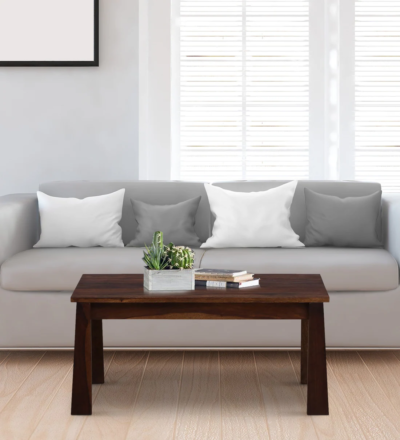Beautiful Sheesham wood coffee table design for living room by Sarve Furniture
