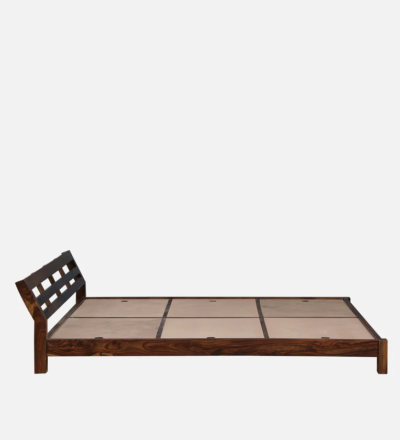 Strong Sheesham Wood Without Storage Bed By Sarve Furniture - Image 4