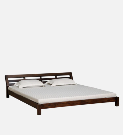 Strong Sheesham Wood Without Storage Bed By Sarve Furniture - Image 7
