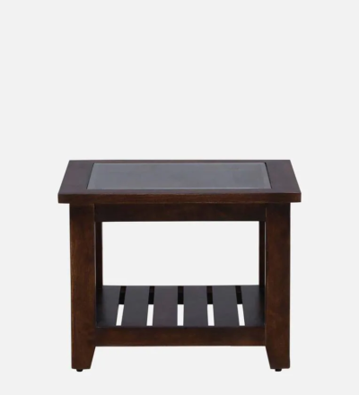 Designer Wooden Coffee Table with Storage Basket and Smooth Finish For Online - Image 5