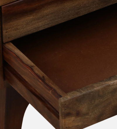 Sierra Sheesham Wood Bedside Table With Drawers By Sarve Furniture - Image 8