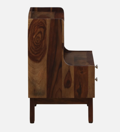 Sierra Sheesham Wood Bedside Table With Drawers By Sarve Furniture - Image 7