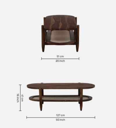 Buy Center Tables for Living Room at Best Price in India Sheesham Wood By Sarve Furniture - Image 3