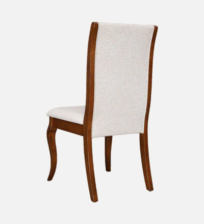 Designer Dining Chair with Wood Frame and Comfortable Upholstered Cushion (Set Of 2) - Image 5