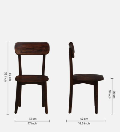 Premium Wooden Dining Set with Polished Surface and Designer Chair Seating - Image 3