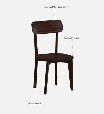 Classic Solid Dining Set with Chair Seating and Sheesham Wood Table Design - Image 5