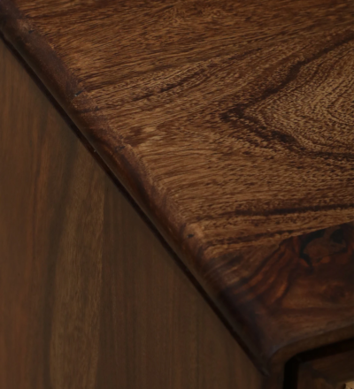 Axion Bedside Table Sheesham Wood By Sarve Furniture - Image 10