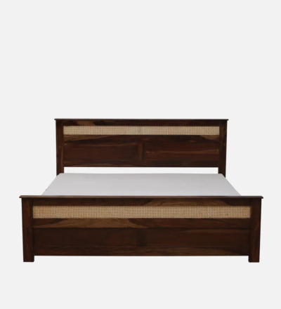 Sheesham Wood Bed Online Without Storage By Sarve Furniture - Image 5