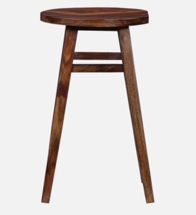 Vantage Sheesham Wood Tall Bar Stool By Sarve Furniture - Image 6