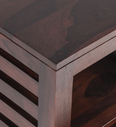 Elegant Wooden Bedroom Nightstand with Soft-Close Drawers and Functional Open Bottom Shelf - Image 10