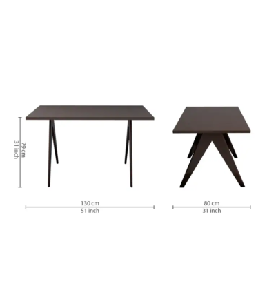 Sturdy Dining Table Set with Four Chairs Perfect for Large Families - Image 4