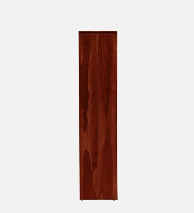 Solid Wood Sheesham Bookshelf with Spacious Shelves and Decorative Carving - Image 7