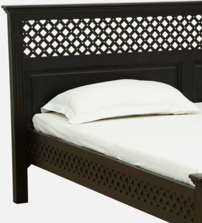 Latest bed models Sheesham Wood Without Storage Bed By Sarve Furniture - Image 8