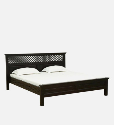 Latest bed models Sheesham Wood Without Storage Bed By Sarve Furniture - Image 5