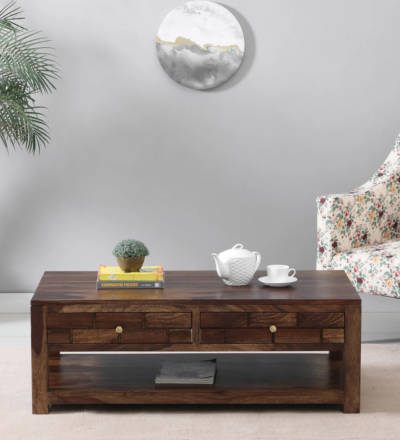 Buy Sheesham wood coffee table online by Sarve Furniture