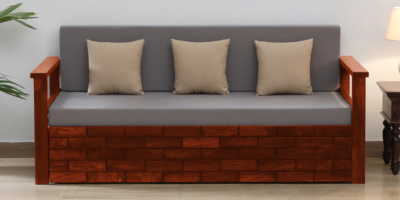 Convertible Sofa Cum Bed – Sturdy Frame & Soft Fabric