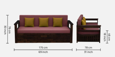 Modern Sofa Cum Bed for Small Spaces with Comfortable Cushions and StorageModern Sofa Cum Bed for Small Spaces with Comfortable Cushions and Storage - Image 3